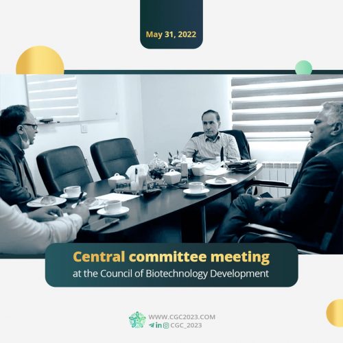 Central committee meeting at the council of Biotechnology Development